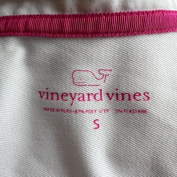 Vineyard Vines White Pullover Athletic Jacket Sz S - Picture 2 of 4